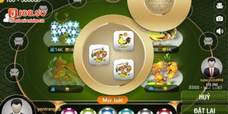 Tỷ lệ thắng của các cửa cược trong game bầu cua tôm cá